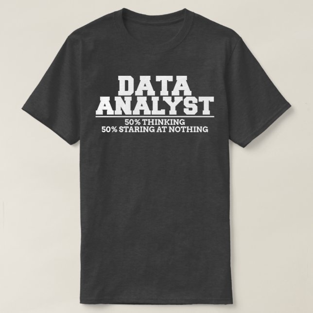 Dataanalytikertanke T Shirt (Design framsida)