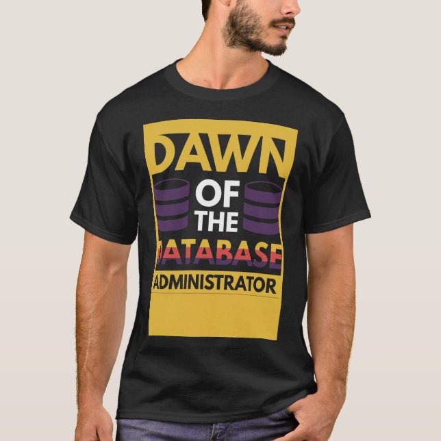 Databasadministratörens namn t shirt (Framsida)