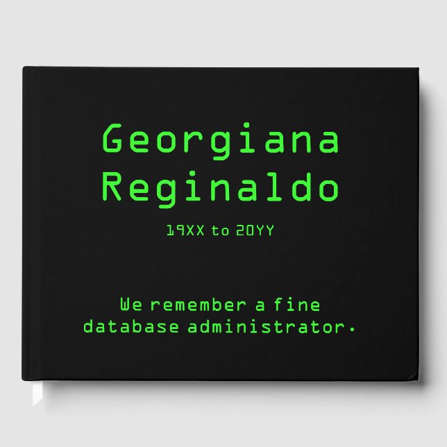 Databasadministratörens vanliga gäst Bok (Framsida)