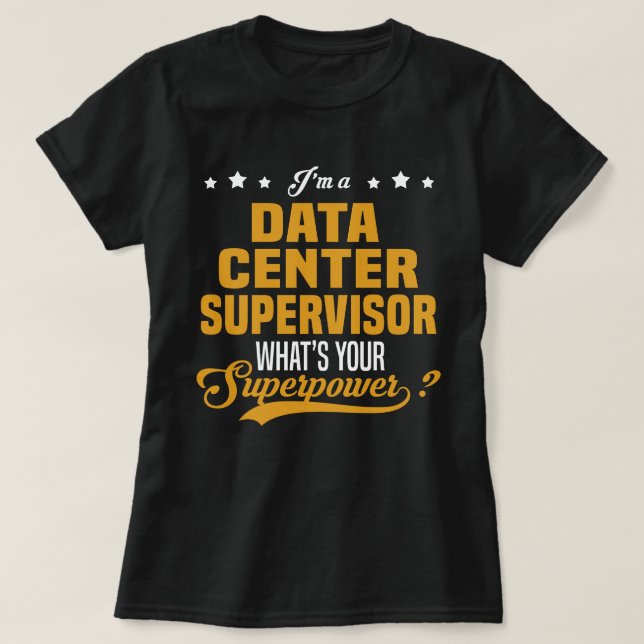 Datacenteransvarig T Shirt (Design framsida)