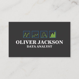 Datadiagram Ekonomi Analytiker Visitkort