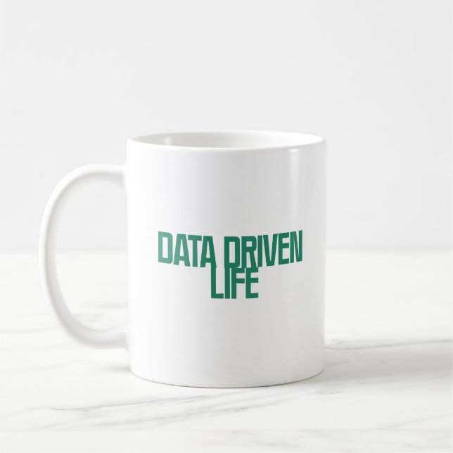 Datadriven Liv | Analytiskt Tänkande Varje Dag Kaffemugg (Vänster)