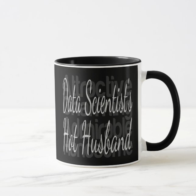 Dataforskare hoade maken mugg (Höger)