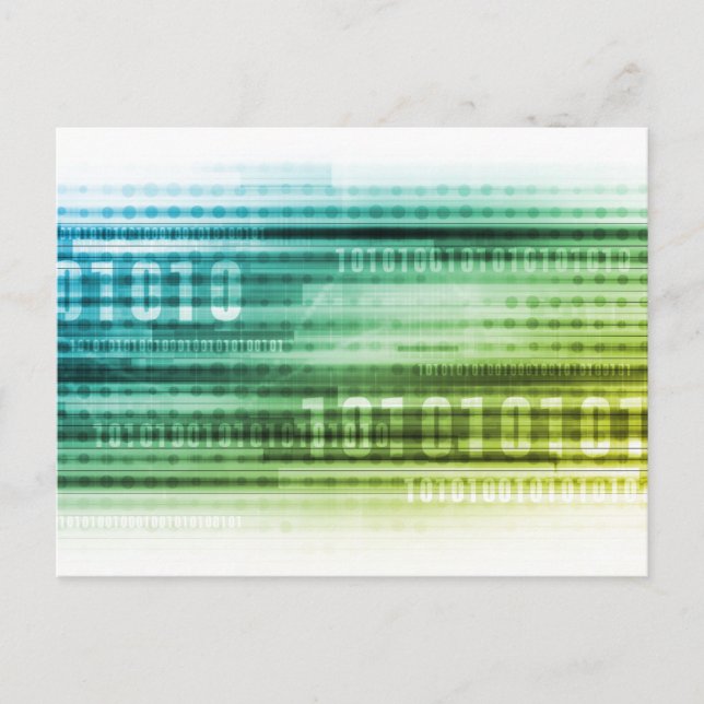 Datasäkerhet via Internet och personlig informatio Vykort (Framsida)