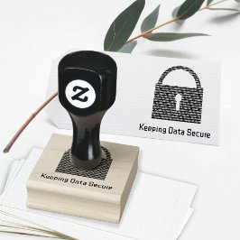Datasäkerhetsmeddelande och Digital Lock Anpassnin Stämpel