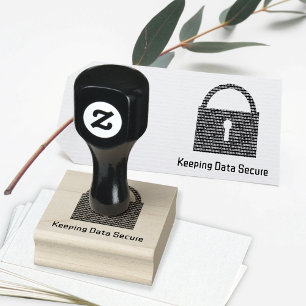 Datasäkerhetsmeddelande och Digital Lock Anpassnin Stämpel