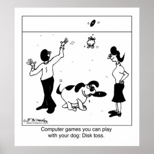 Dataspelar för din hund poster