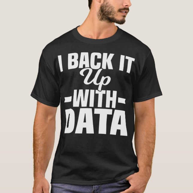 Datastatistik Math Computer Science jag säkerhetsk T Shirt (Framsida)