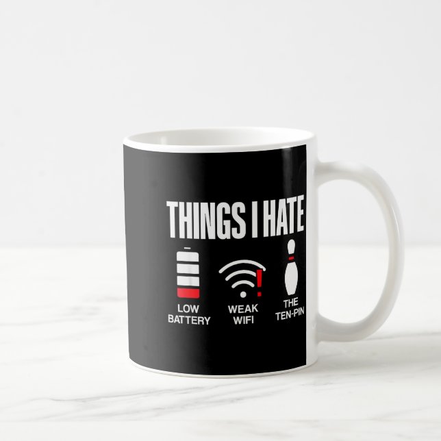 Datavetenskapliga saker jag hatar låg batterinivå  kaffemugg (Höger)