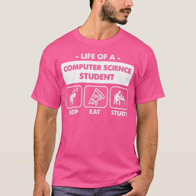 Datavetenskapsstuderande Datavetenskapsstuderande T Shirt (Framsida)