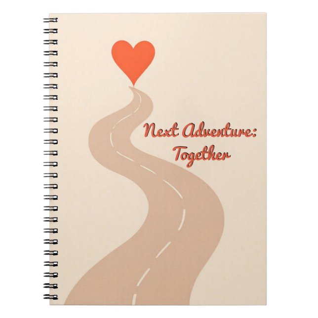 Date Night & Adventure Planner | Romantic Road Map Anteckningsbok (Framsidan)