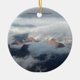 *dated* 2012 för grand Canyonnationalparkprydnad Julgransprydnad Keramik