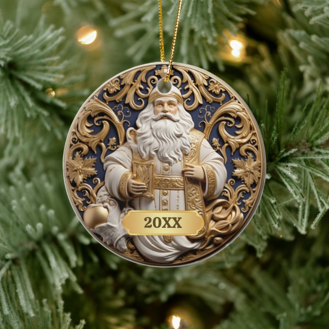 Dated Jultomten jul Ornament (Träd)