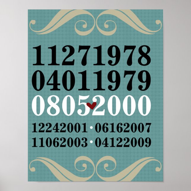 Dated Wall Art - Families w/4 Children Poster (Framsidan)