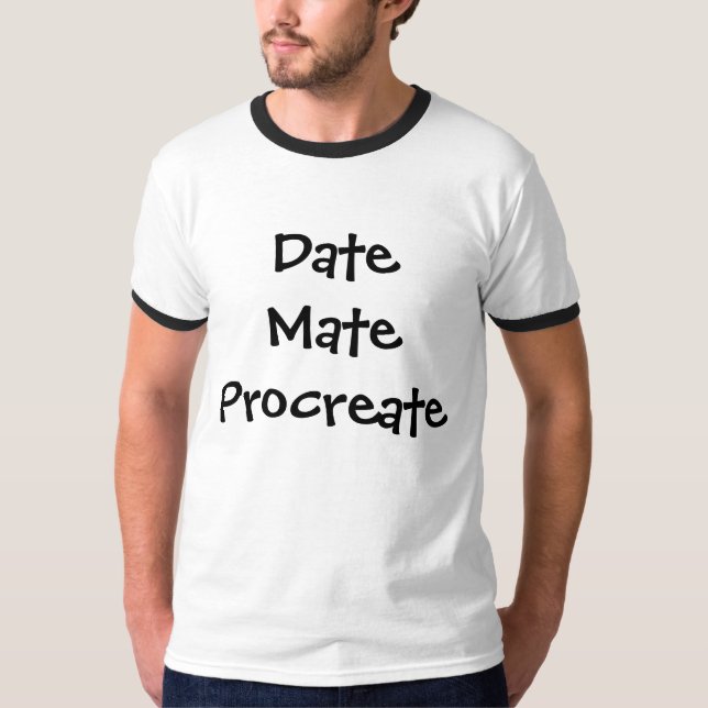 DateMate alstrar Tee (Framsida)