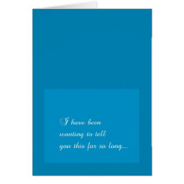 Datera först biktkortet hälsningskort