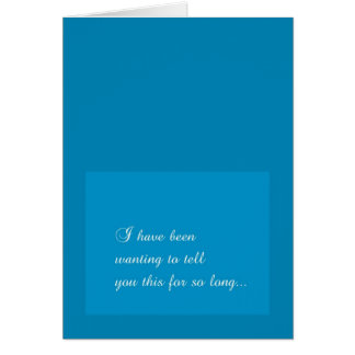 Datera först biktkortet hälsningskort