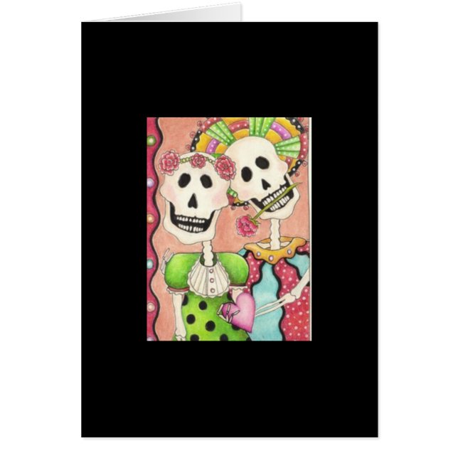 Datera först hälsningskort (Framsidan)