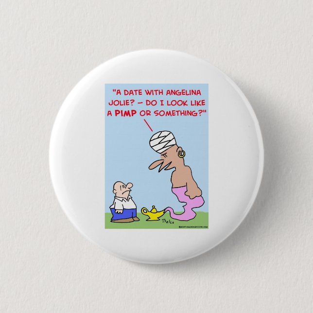 datera lampan för ande i arabiska sagor för knapp (Framsida)