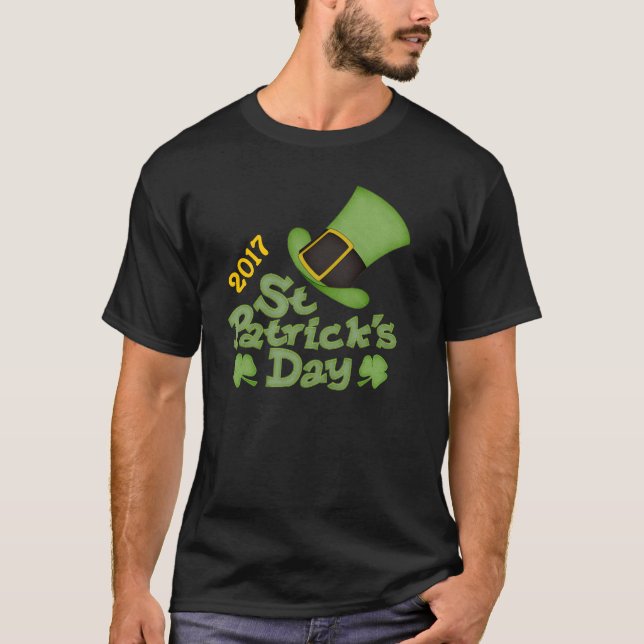 Daterad St patrick's day T-Shirt-mall Tee (Framsida)