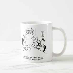 Dating Agency - Mr Höger Kaffemugg