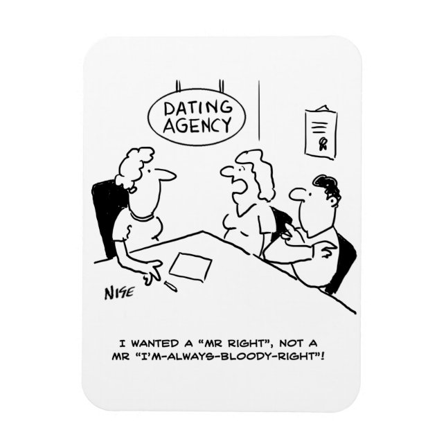 Dating Agency - Mr Höger Magnet (Vertikal)