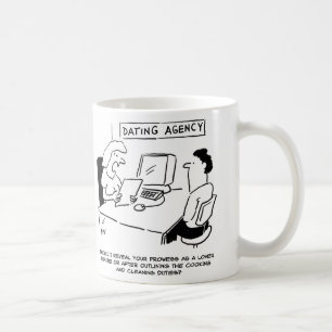 Dating Agency - Prowess as a älskare. Online Dag Kaffemugg
