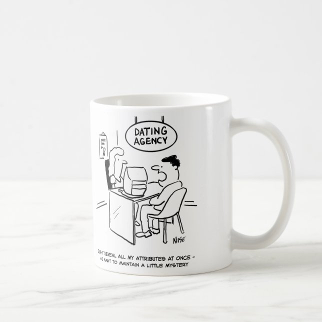 Dating Agency - visa inte alla mina attribut på Kaffemugg (Höger)