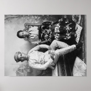 Dato Mandi och fru i Filippinerna Photograp Poster
