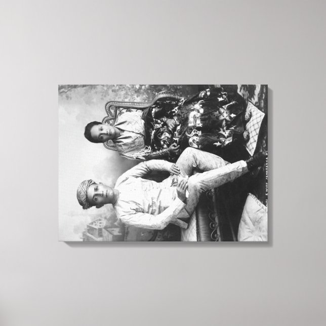 Dato Mandi och Maka i Filippinernas fotografi Canvastryck (Framsida)