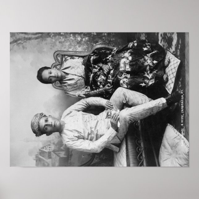 Dato Mandi och Maka i Filippinernas fotografi Poster (Framsidan)