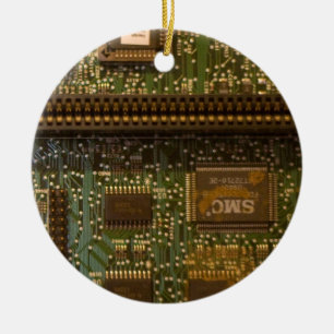 dator chip julgransprydnad keramik