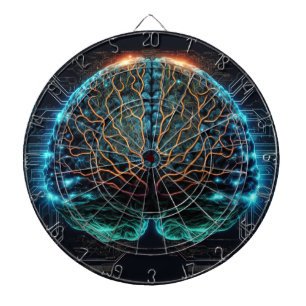Dator Cyber Brain Dartboard Darttavla