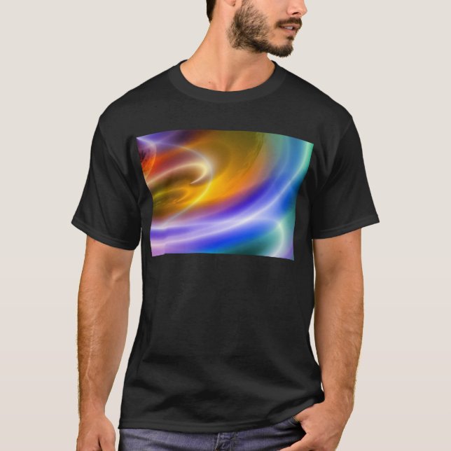 Dator Digital Abstrakt Tee (Framsida)