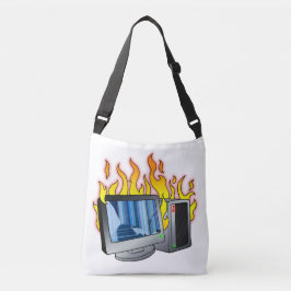 Dator Fire All-over-Print Tote Axelväska