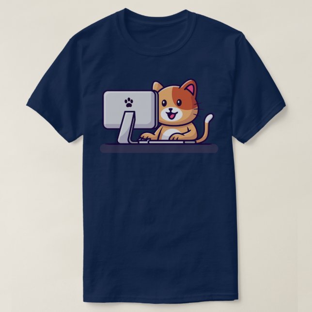Dator för kugghjul t shirt (Design framsida)