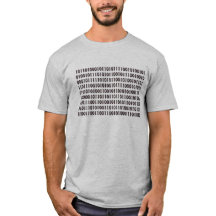 Dator Geek 101010 binär kod Numeric T-Shirt