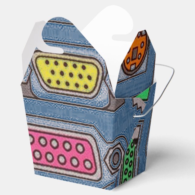 Dator Geek Inout Mönster-favoritruta Presentaskar (Öppnad)