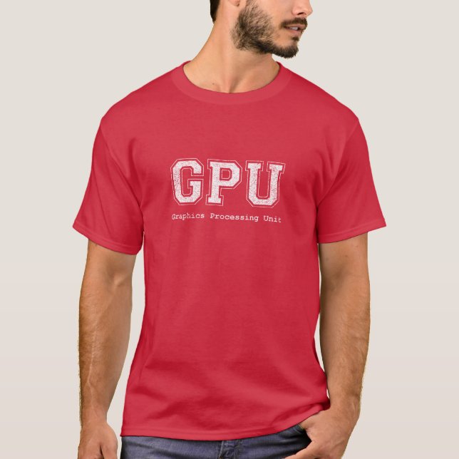 Dator-GPU-skjorta T Shirt (Framsida)