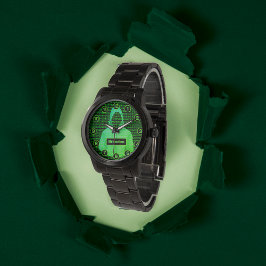 Dator-guide/Hacker-tema Anpassningsbar för binär s Armbandsur