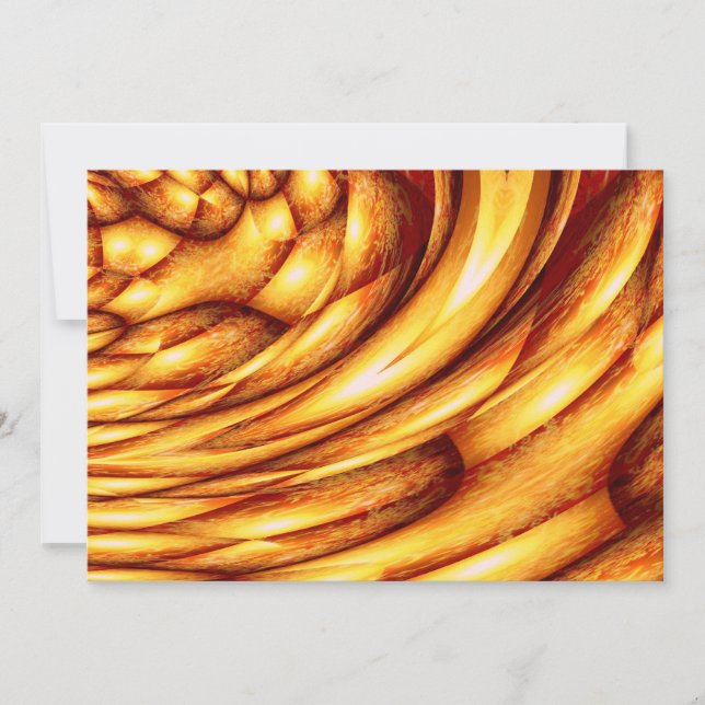 Dator Guld Abstrakt Inbjudningar (Framsida)