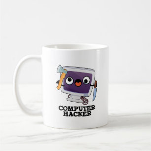 Dator Hacker Funny Technology Pun Kaffemugg