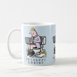 Dator-, Internet- och Social-mediaberoende Kaffemugg