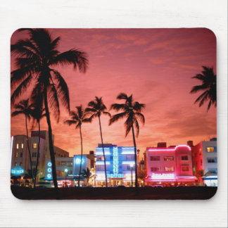 Dator Mousepad för havdrevMiami Beach horisont Musmatta