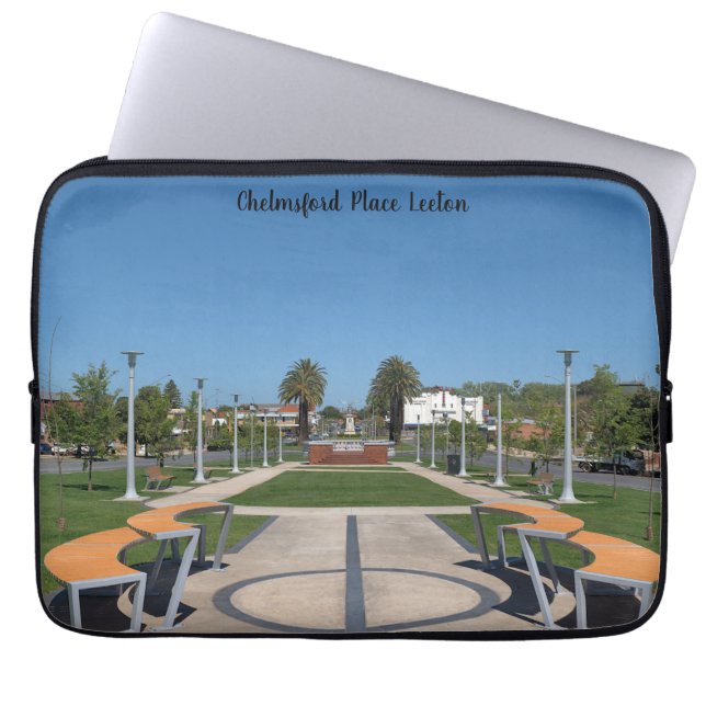 Dator- och elektronikfack laptop fodral (Framsidan)