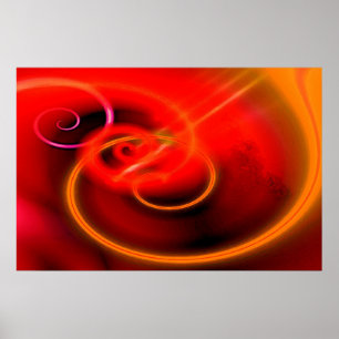 Dator Painting Abstrakt Digital Kanvastryck Poster