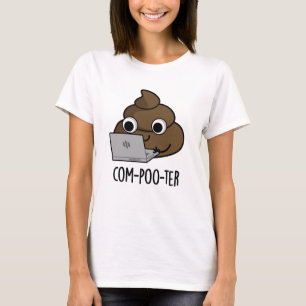 Dator Rolig Dator Spillning Puns T Shirt
