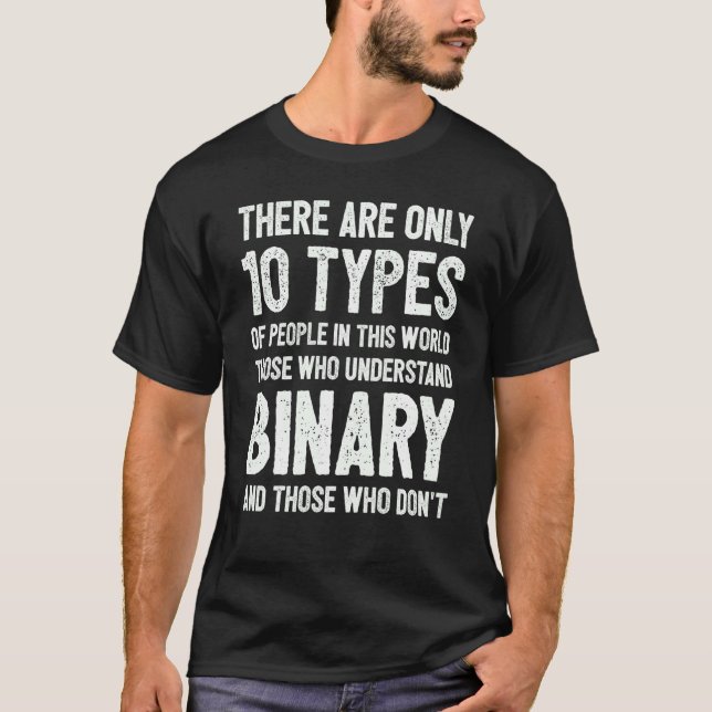 Dator Science Binary Code Coding Programming Pr T Shirt (Framsida)
