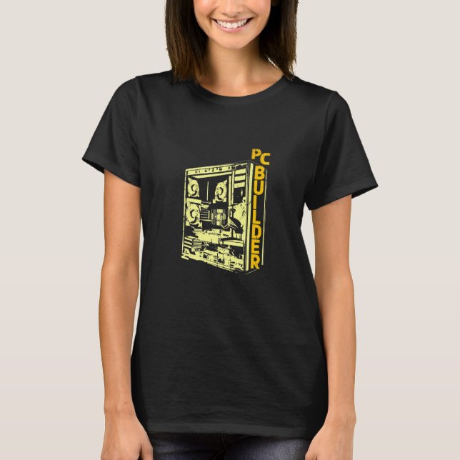 Datorbyggare Datatekniker Informationsteknik T Shirt (Framsida)