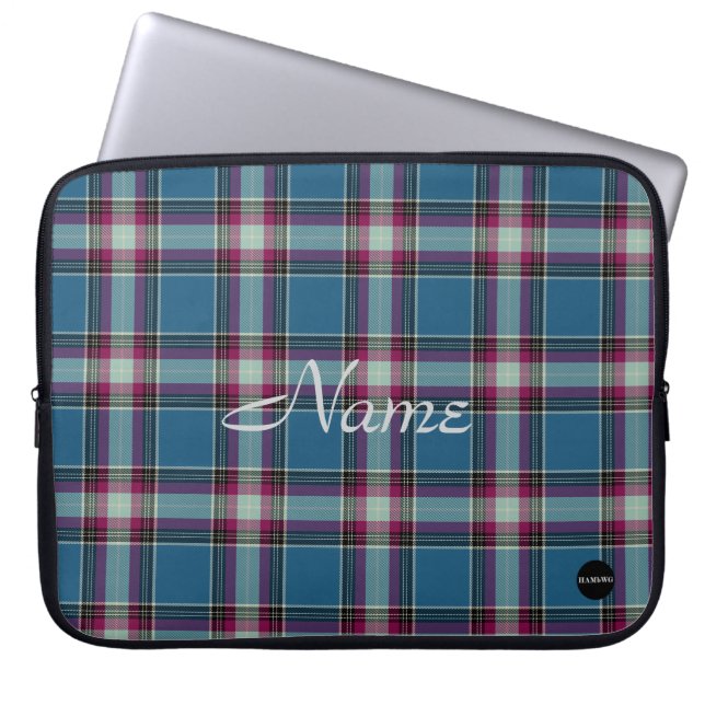 DatorCaseser - HAMbyWG Blue med Rosa Play Laptop Fodral (Framsidan)